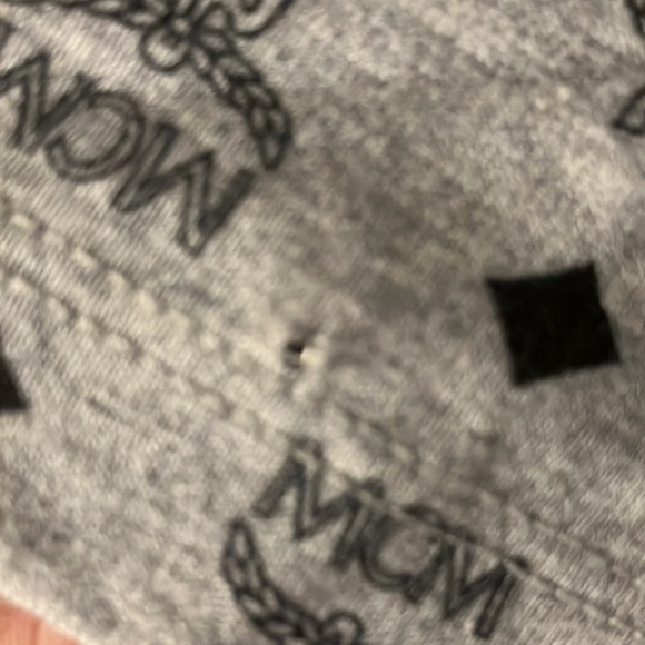 MENS MCM LOGO T-SHIRT GREY & BLACK | size XL. - Picture 6 of 6